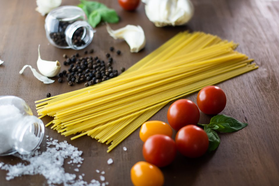 Fresh ingredients for a home-cooked meal